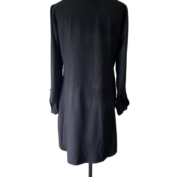 Merona Shirt Dress Black size Small - Picture 4 of 5